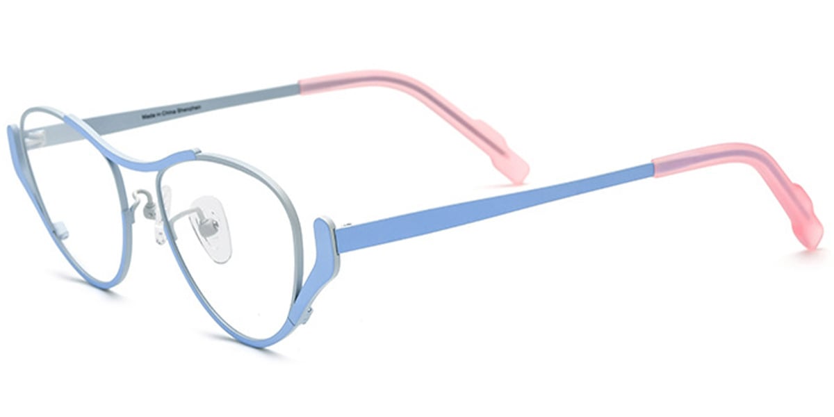 Titanium Cat Eye Frame F7048