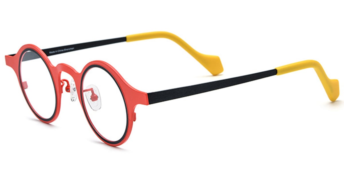 Titanium Round Frame F6859