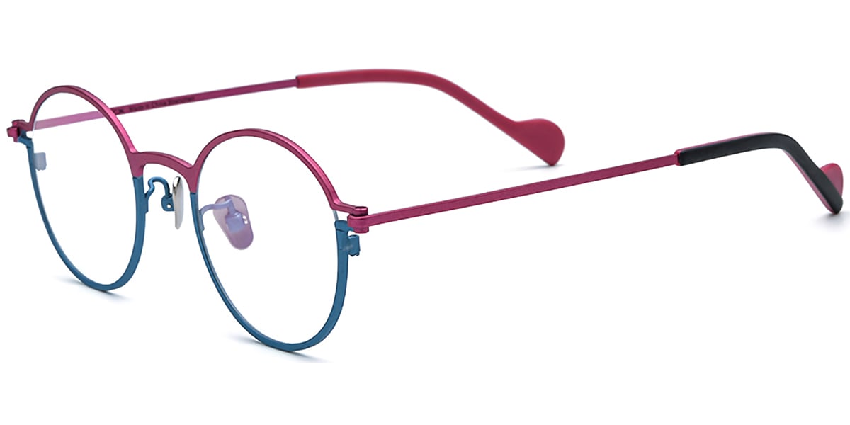 Titanium Round Frame F7410