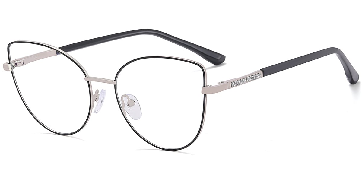 Metal Cat Eye Frame F7215