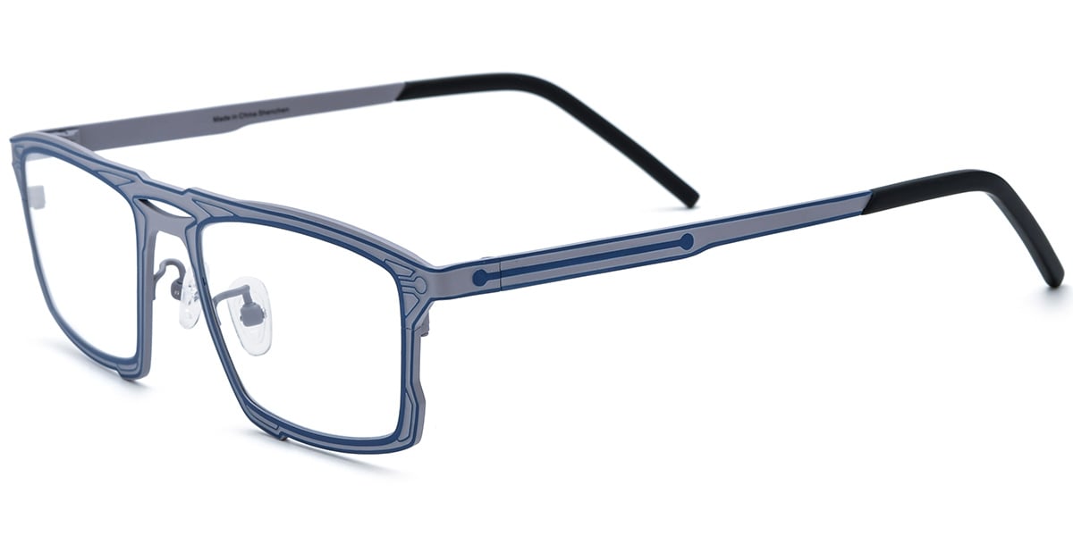 Titanium Rectangle Frame F8338