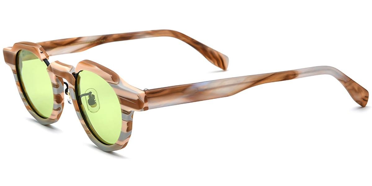 Acetate Round Sunglasses SG7305