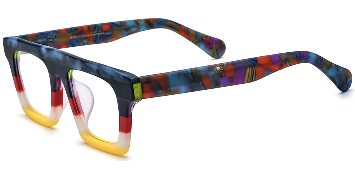 Acetate Square Frame F7172