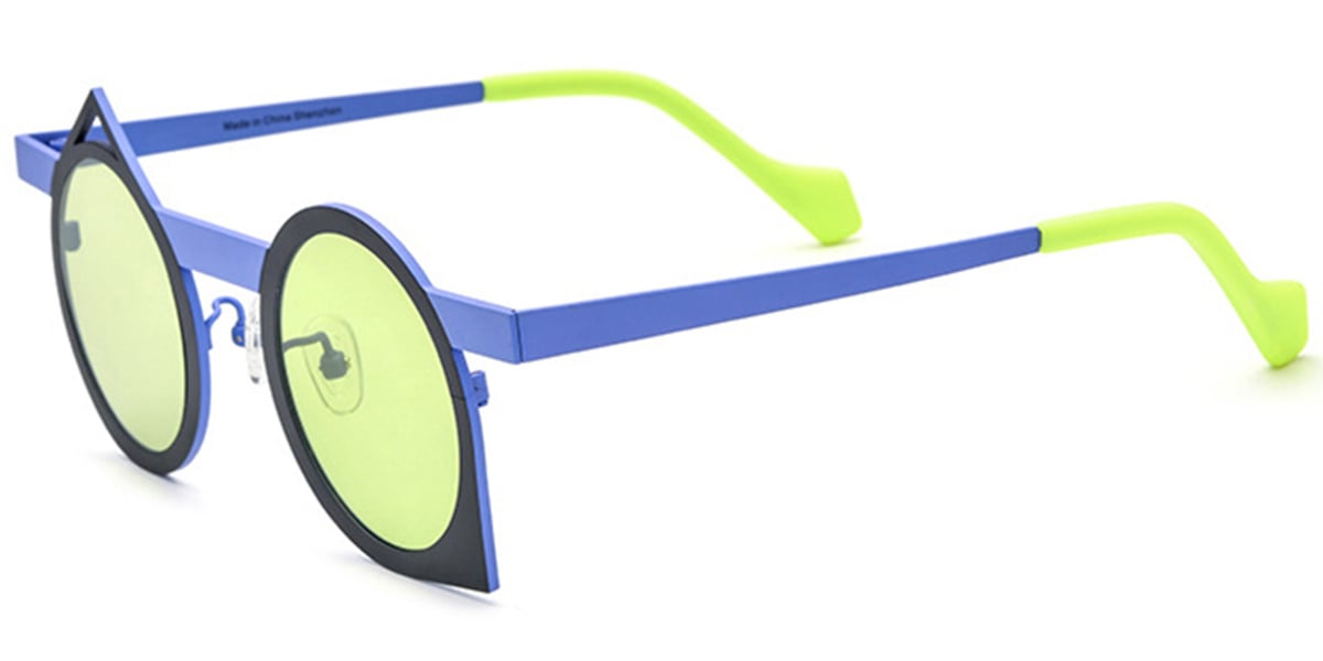 Titanium Geometric Sunglasses SG6721