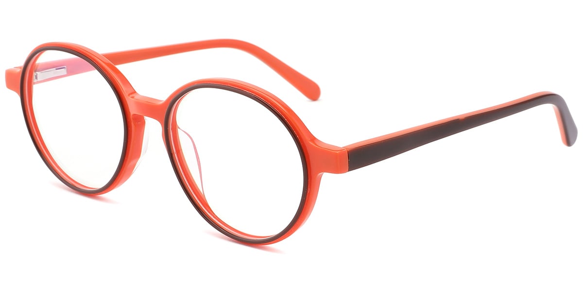 Kids Round Eyeglasses F9644