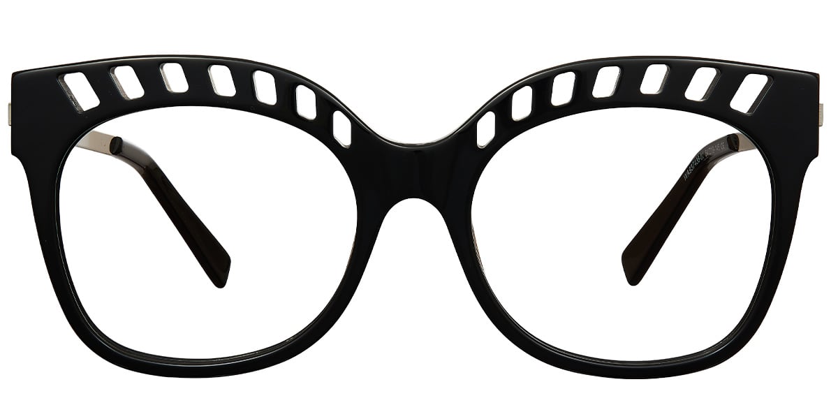 Acetate Metal Square Frame F5790