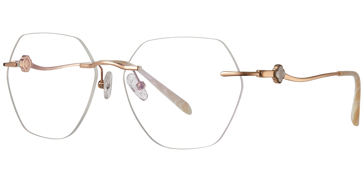 Titanium Geometric Frame F7453