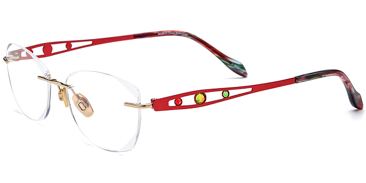 Titanium Rectangle Frame F7393