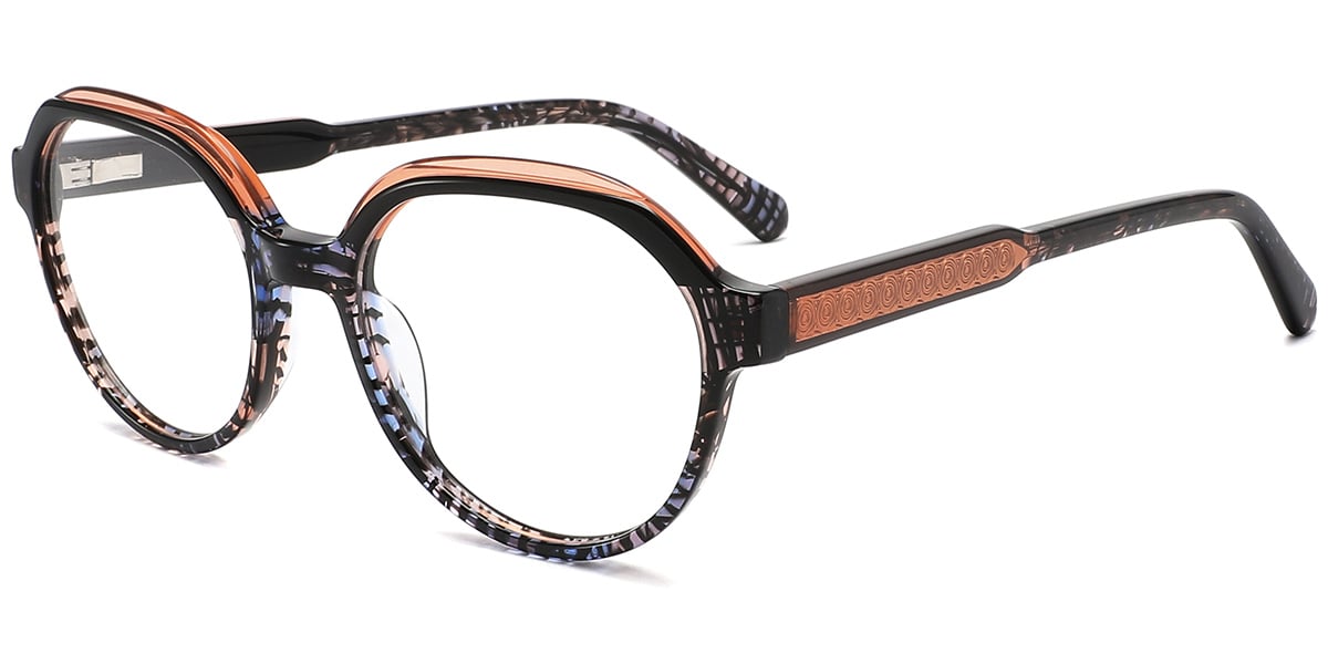 Acetate Round Frame F9374