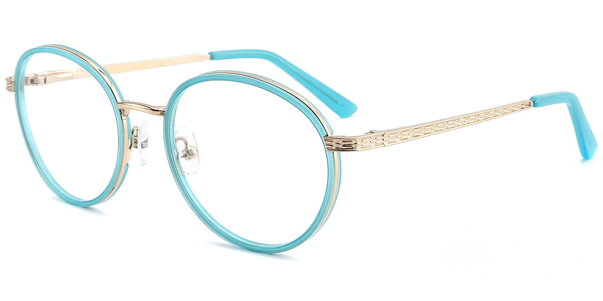 Round Eyeglasses F9743