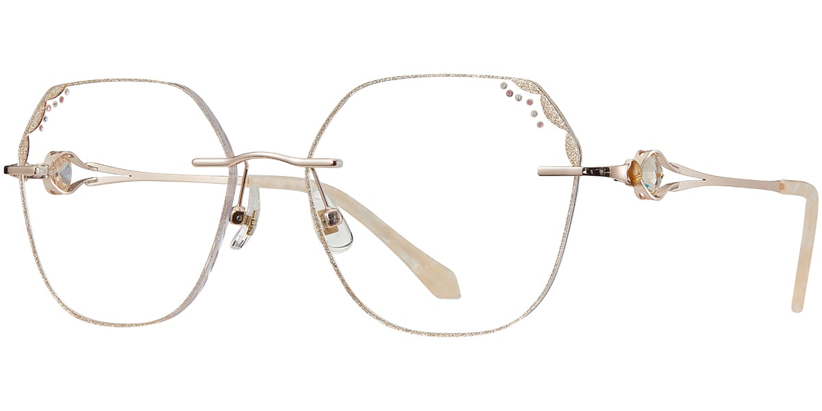 Square Eyeglasses F7756