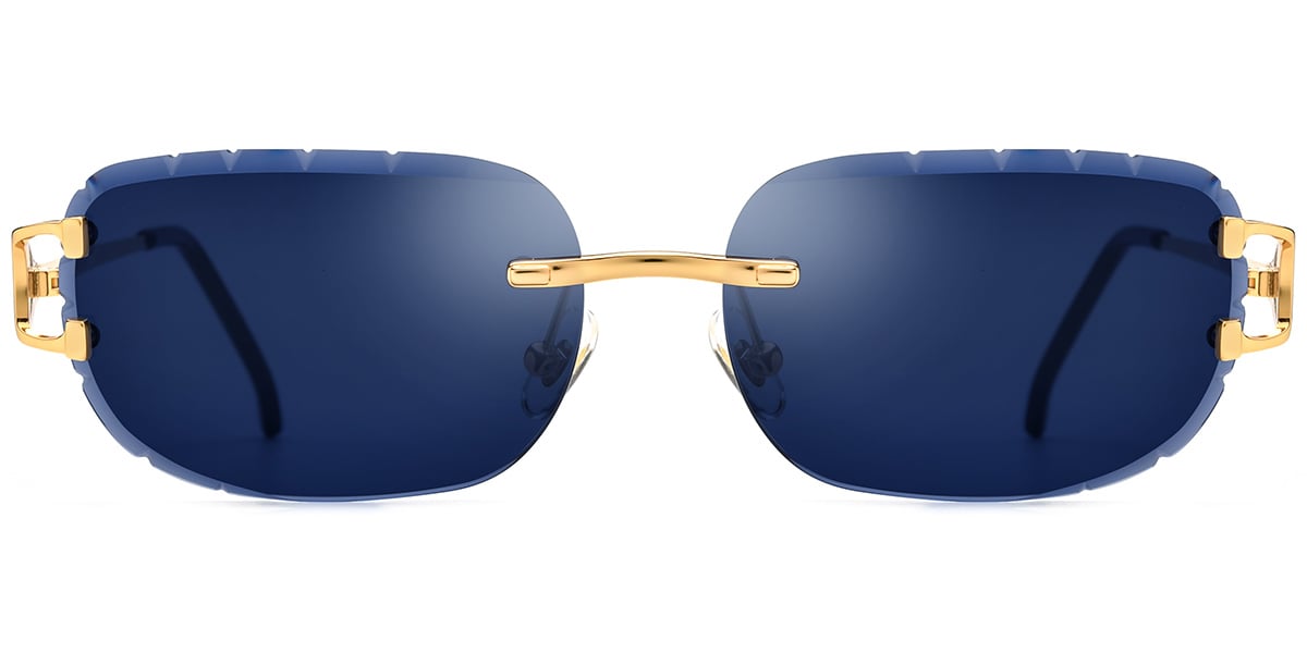 Metal Rectangle Sunglasses SG8810