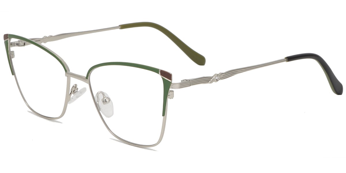 Acetate Metal Square Frame F8868