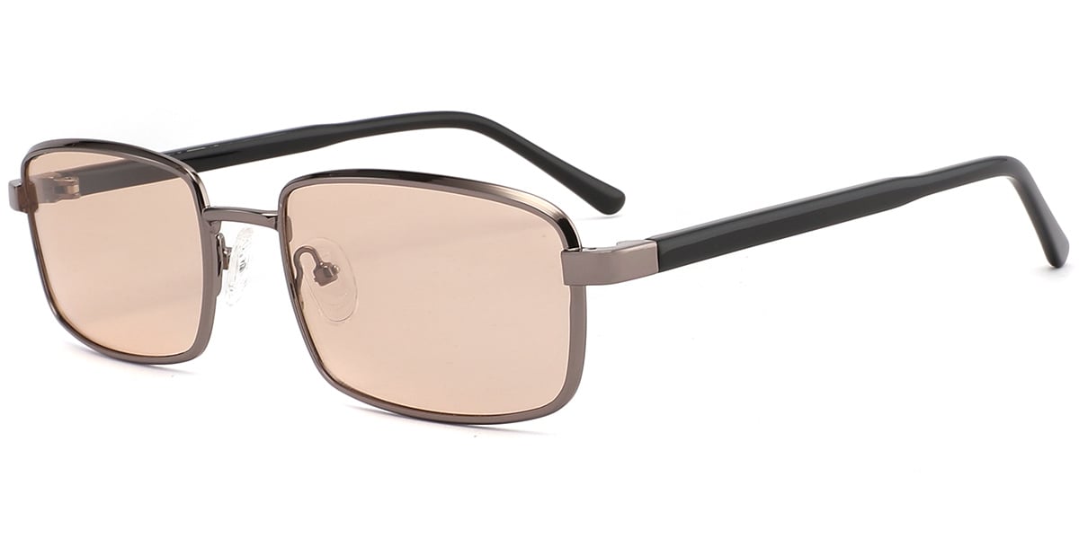 Acetate Metal Rectangle Sunglasses SG9367