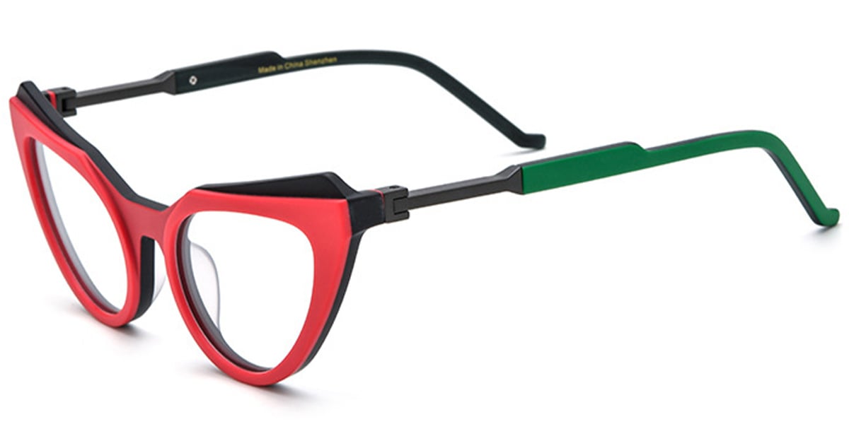 Acetate Cat Eye Frame F7033