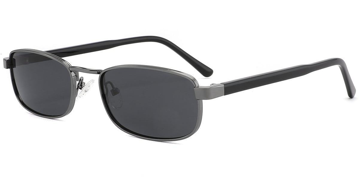 Acetate Metal Rectangle Sunglasses SG9363