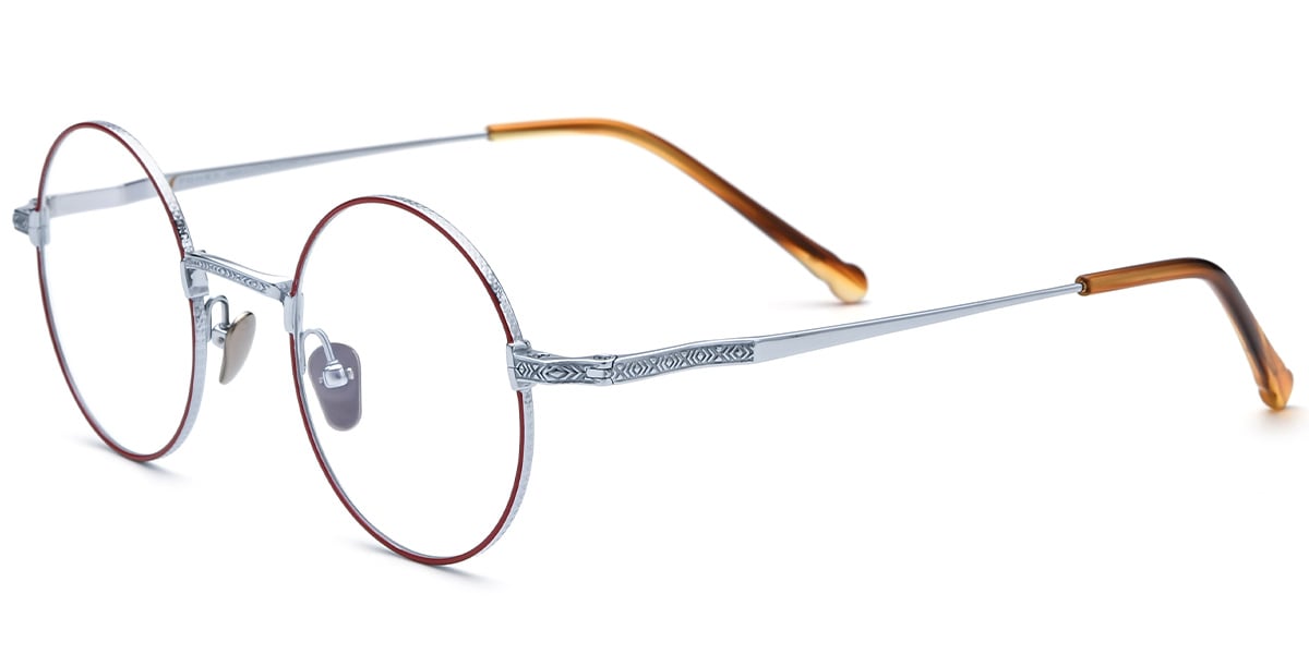 Titanium Round Frame F5759