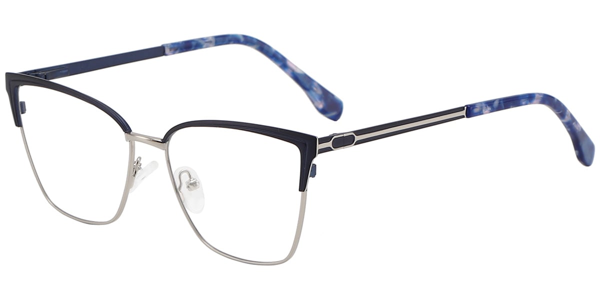 Acetate Metal Cat Eye Frame F8869