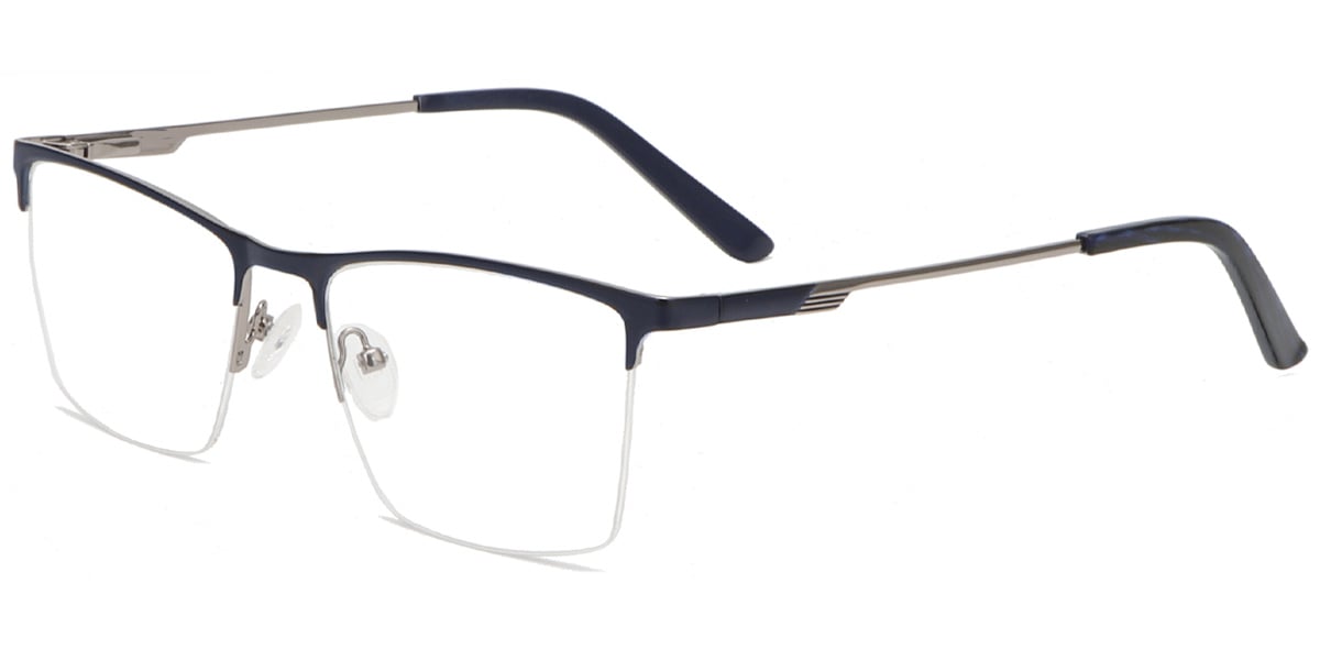 Acetate Metal Rectangle Frame F8554