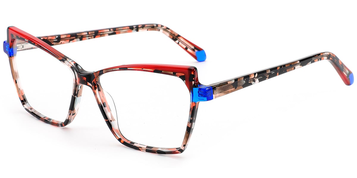 Acetate Cat Eye Frame F8491