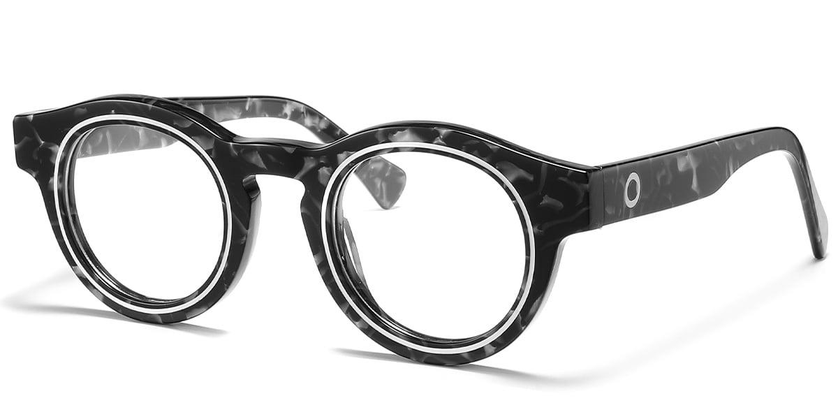 Acetate Round Frame F5979