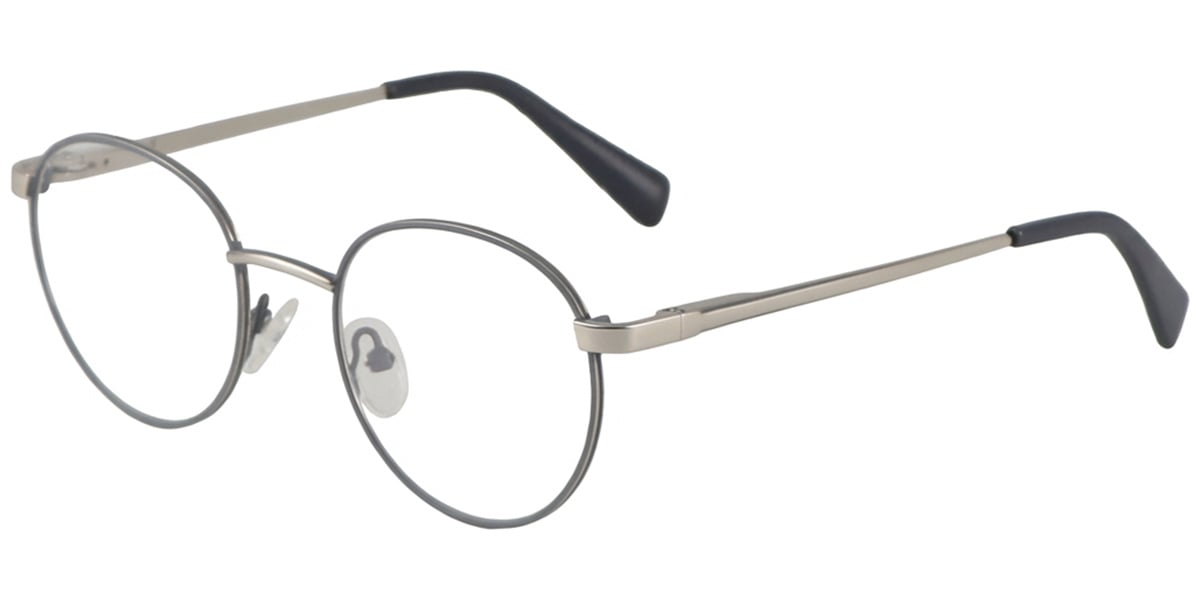 Acetate Metal Round Frame F8844