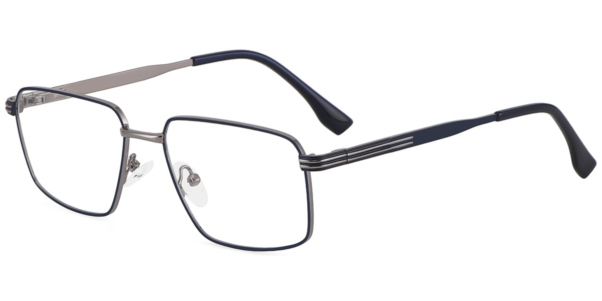 Acetate Metal Rectangle Frame F9341