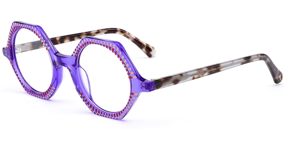 Acetate Geometric Frame F10450