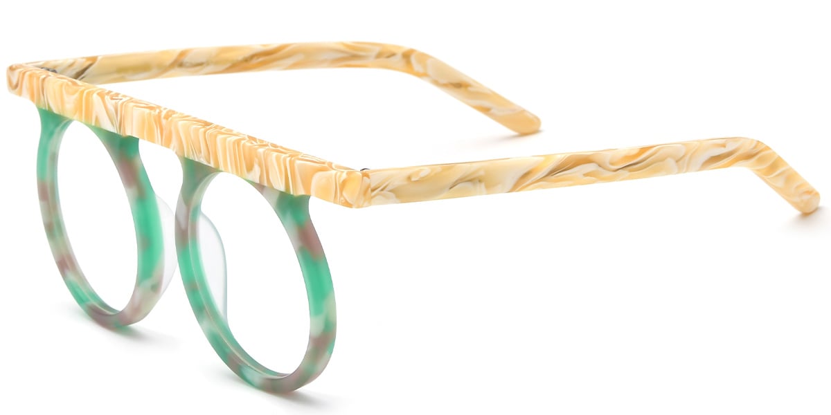 Acetate Round Frame F5813