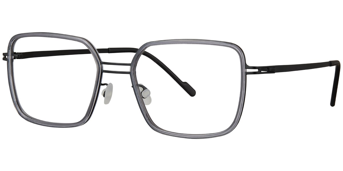 Acetate Metal Rectangle Frame F5892