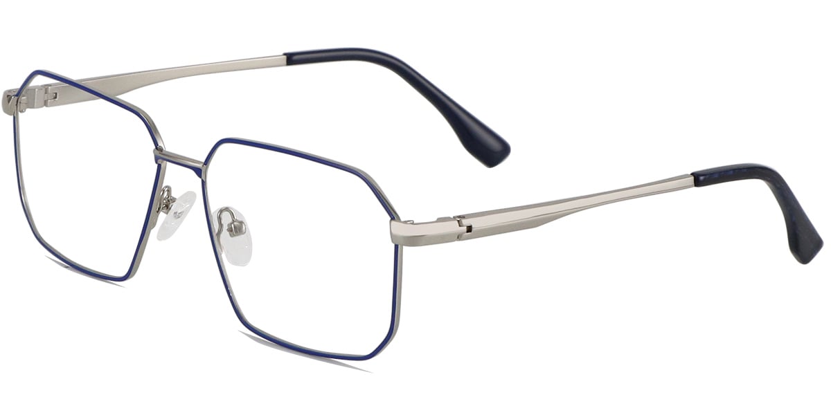 Acetate Metal Square Frame F8863