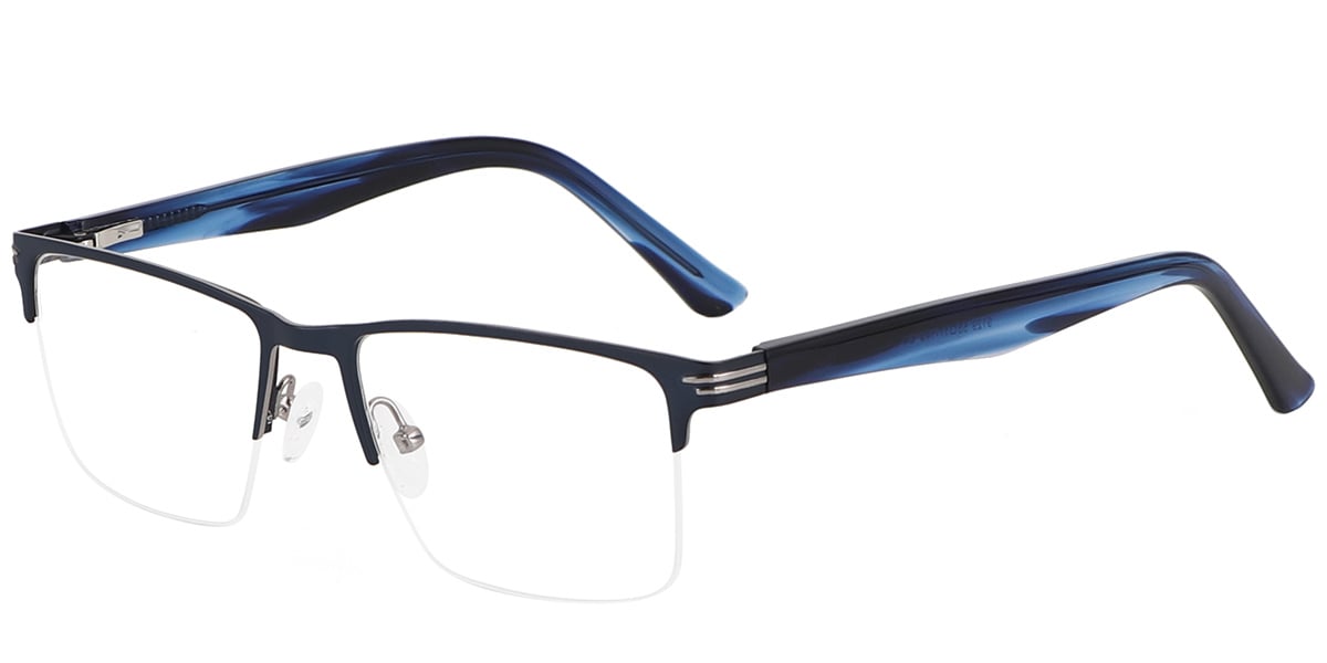 Acetate Metal Rectangle Frame F8568