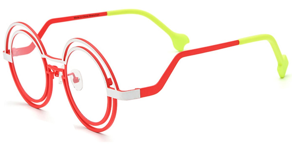 Titanium Round Frame F6784