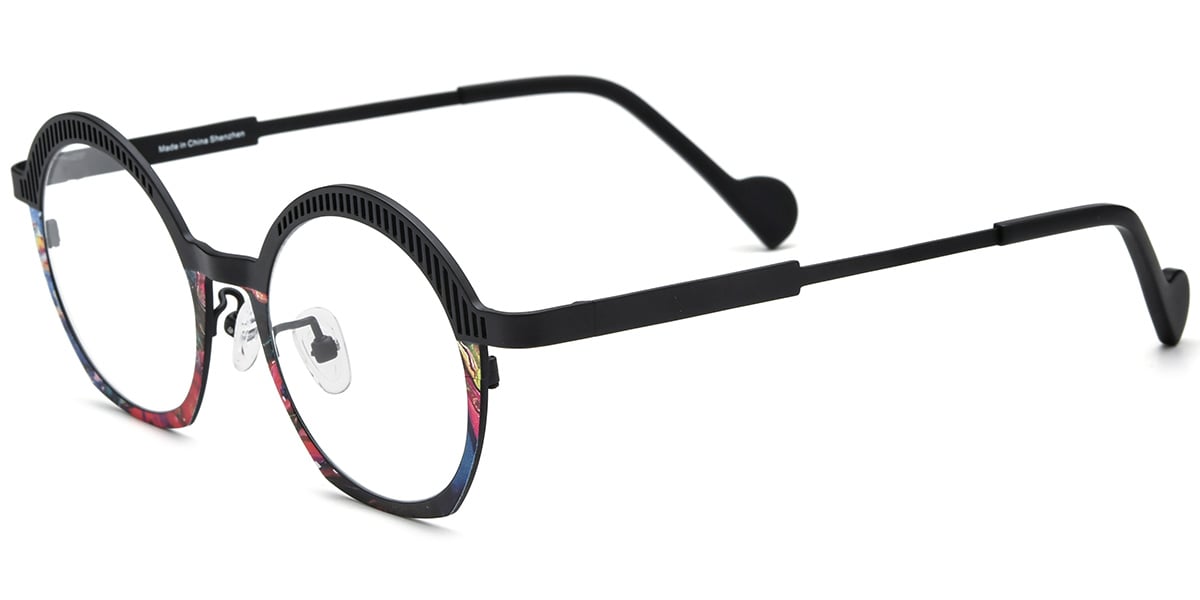 Titanium Round Frame F8814