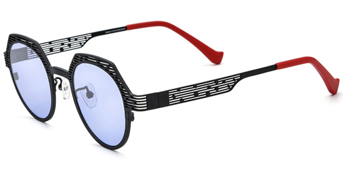 Titanium Geometric Sunglasses SG6726