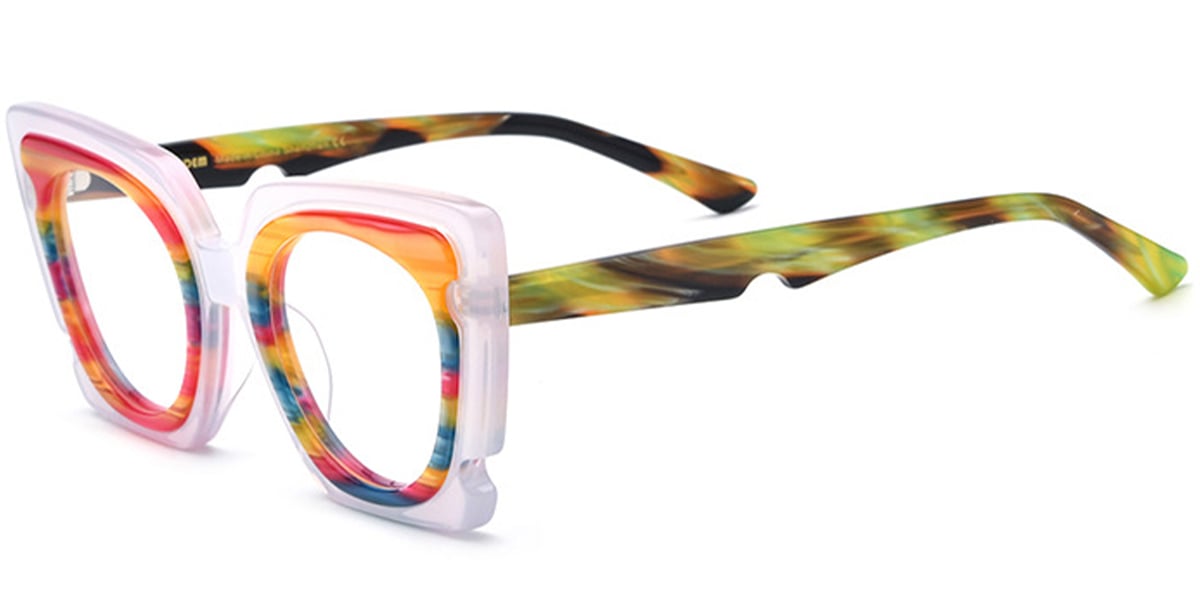 Acetate Square Frame F6373