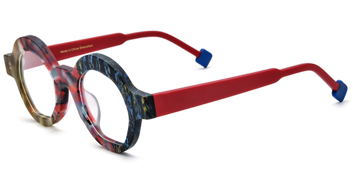 Acetate Round Frame F6404