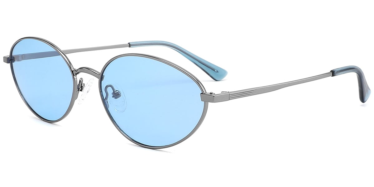 Metal Oval Sunglasses SG10162