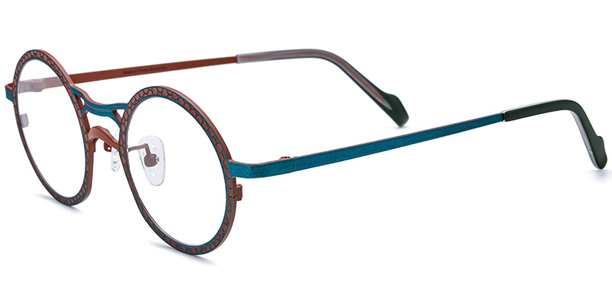 Titanium Round Frame F7401
