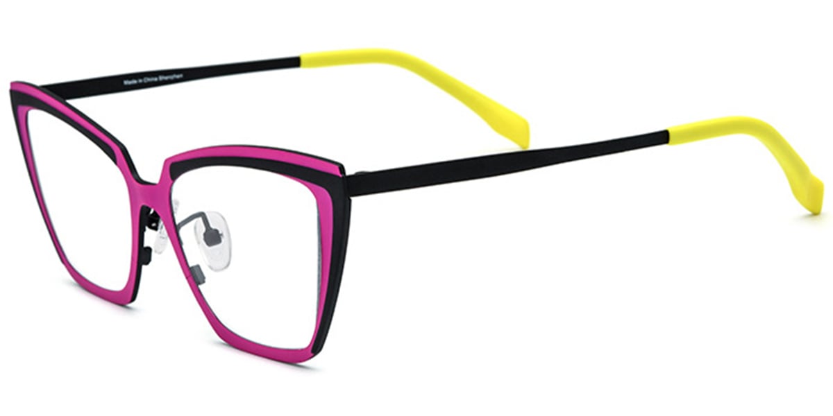 Titanium Cat Eye Frame F6801