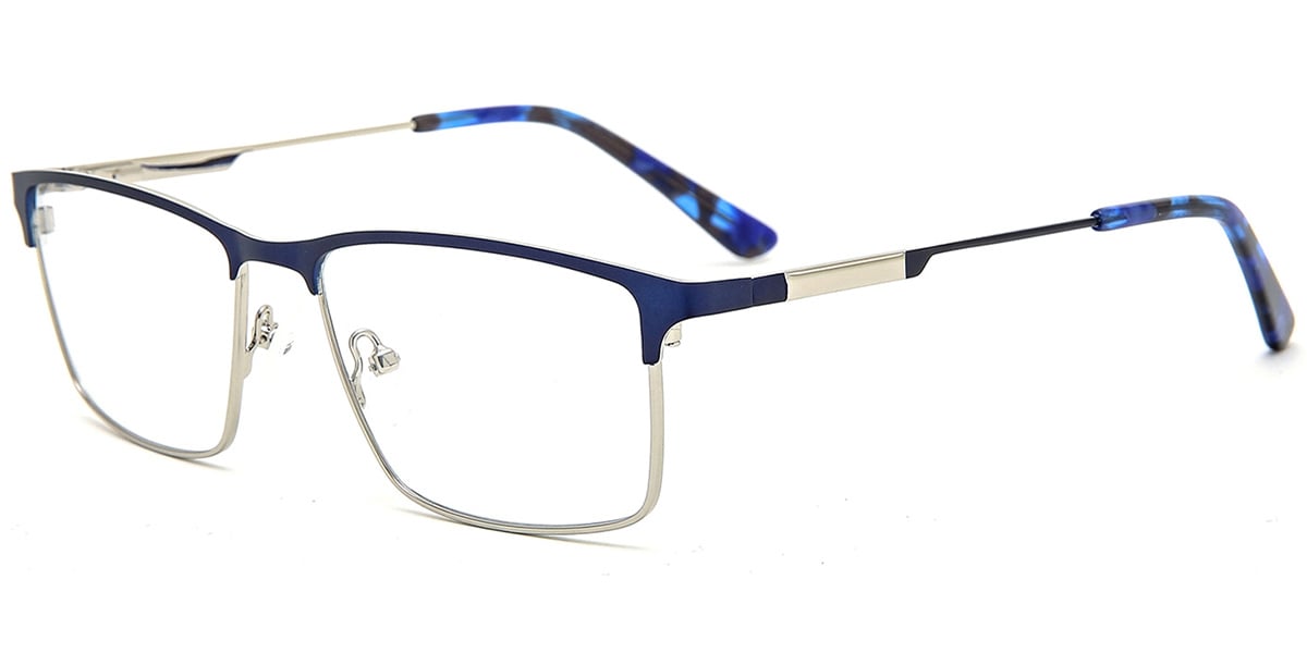Acetate Metal Rectangle Frame F8543