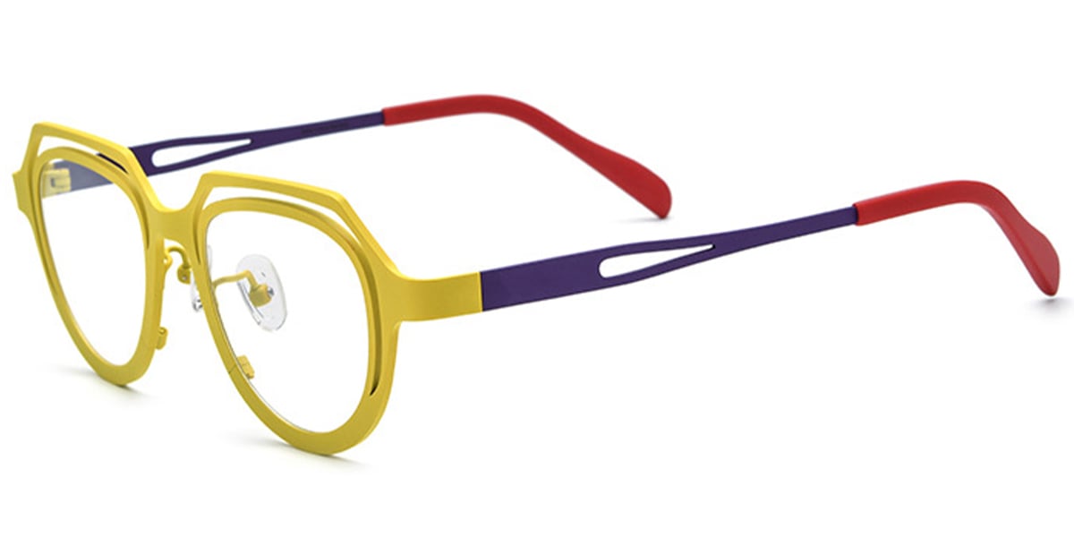 Titanium Geometric Frame F6903