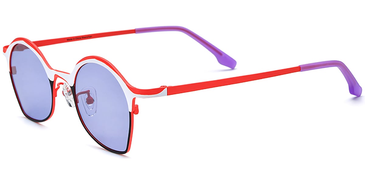 Titanium Geometric Sunglasses SG7311