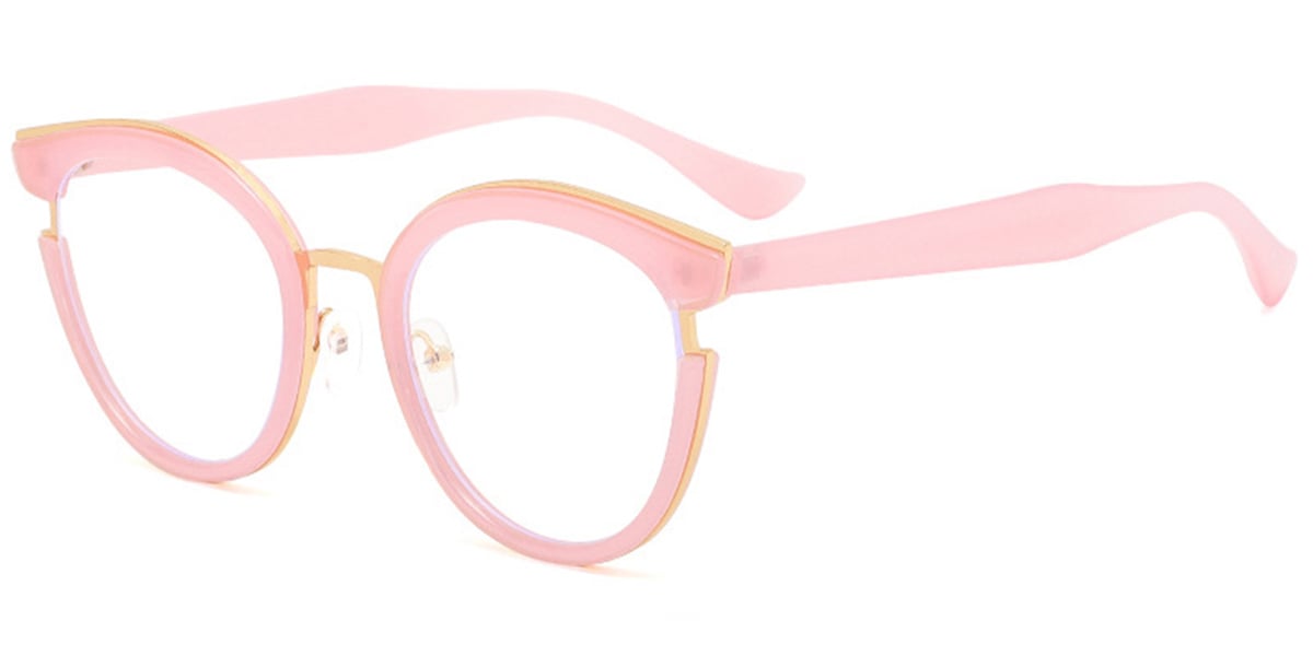 Metal TR Cat Eye Frame F6600