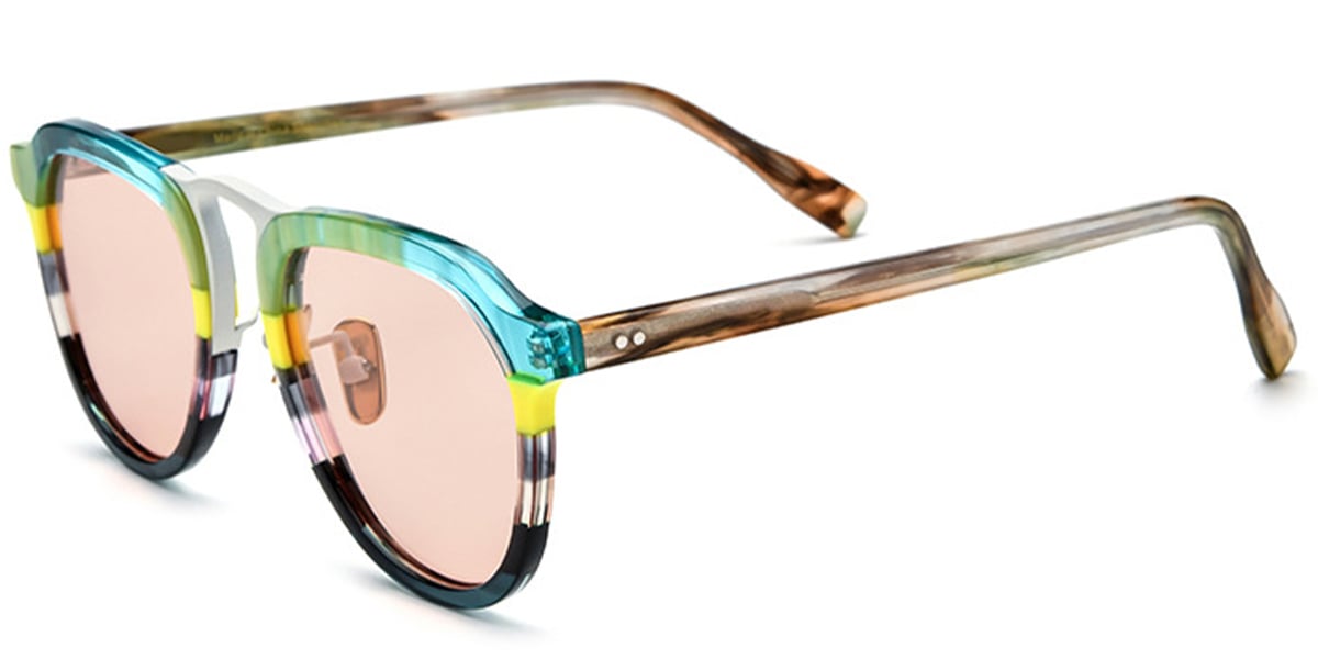 Acetate Aviator Sunglasses SG6847