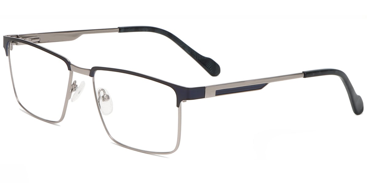 Acetate Metal Square Frame F8552