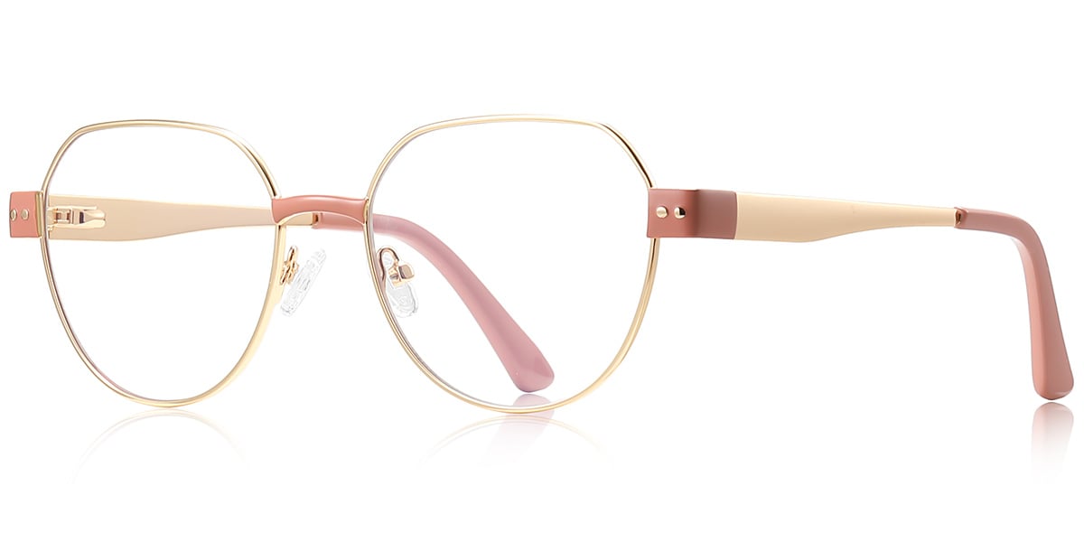 Geometric Eyeglasses F9606
