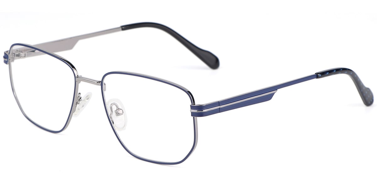 Acetate Metal Square Frame F8722