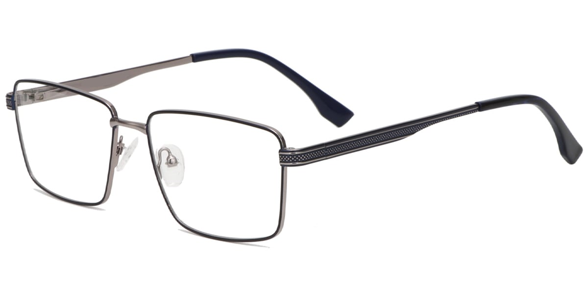 Acetate Metal Rectangle Frame F8719