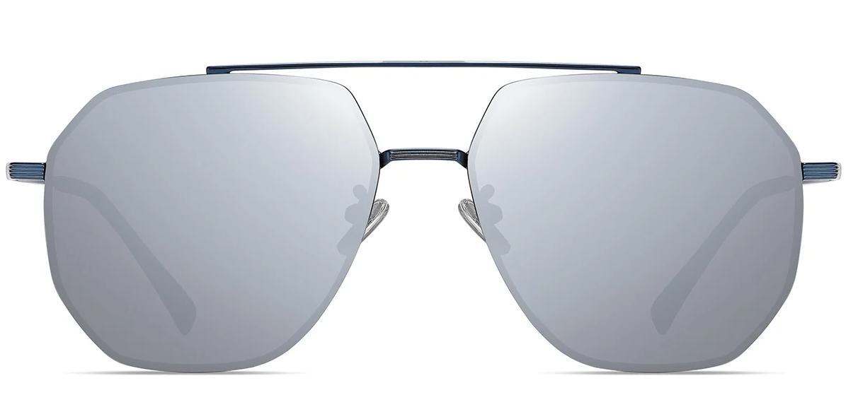 Lunettes de soleil aviateur géométriques SG4350